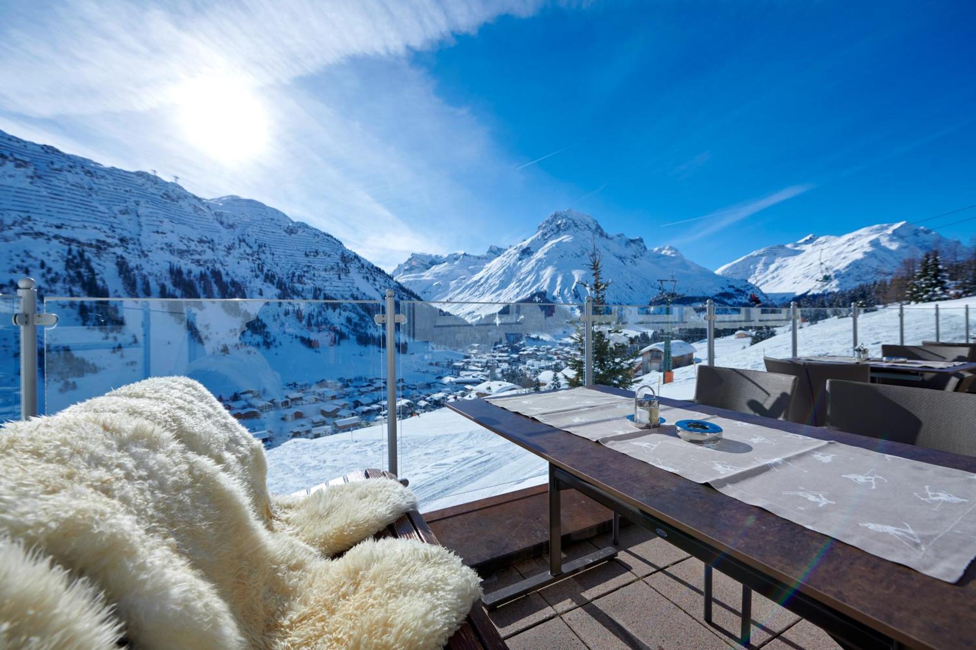 Hotel Restaurant Formarin Oberlech Exteriör bild
