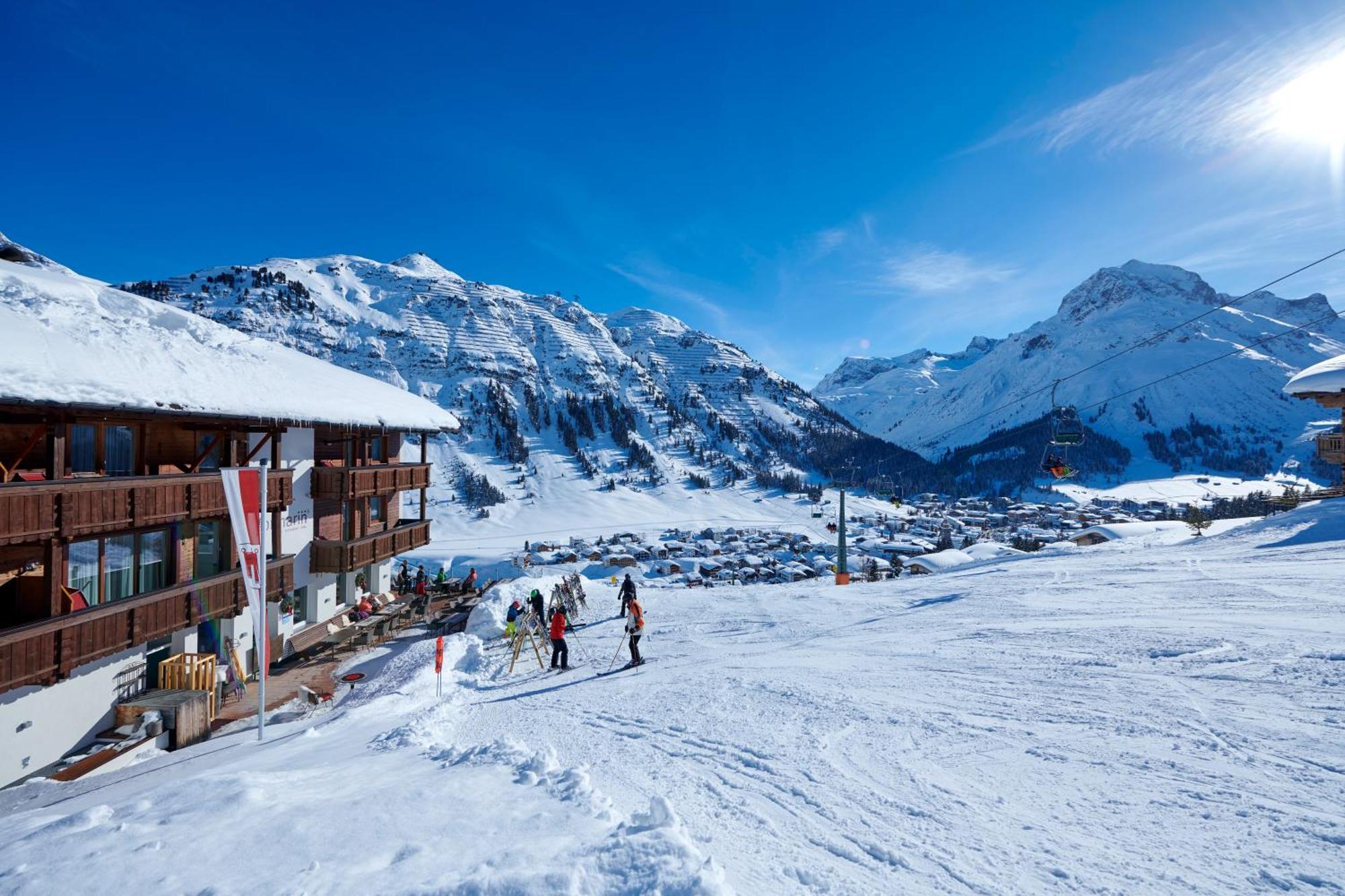 Hotel Restaurant Formarin Oberlech Exteriör bild