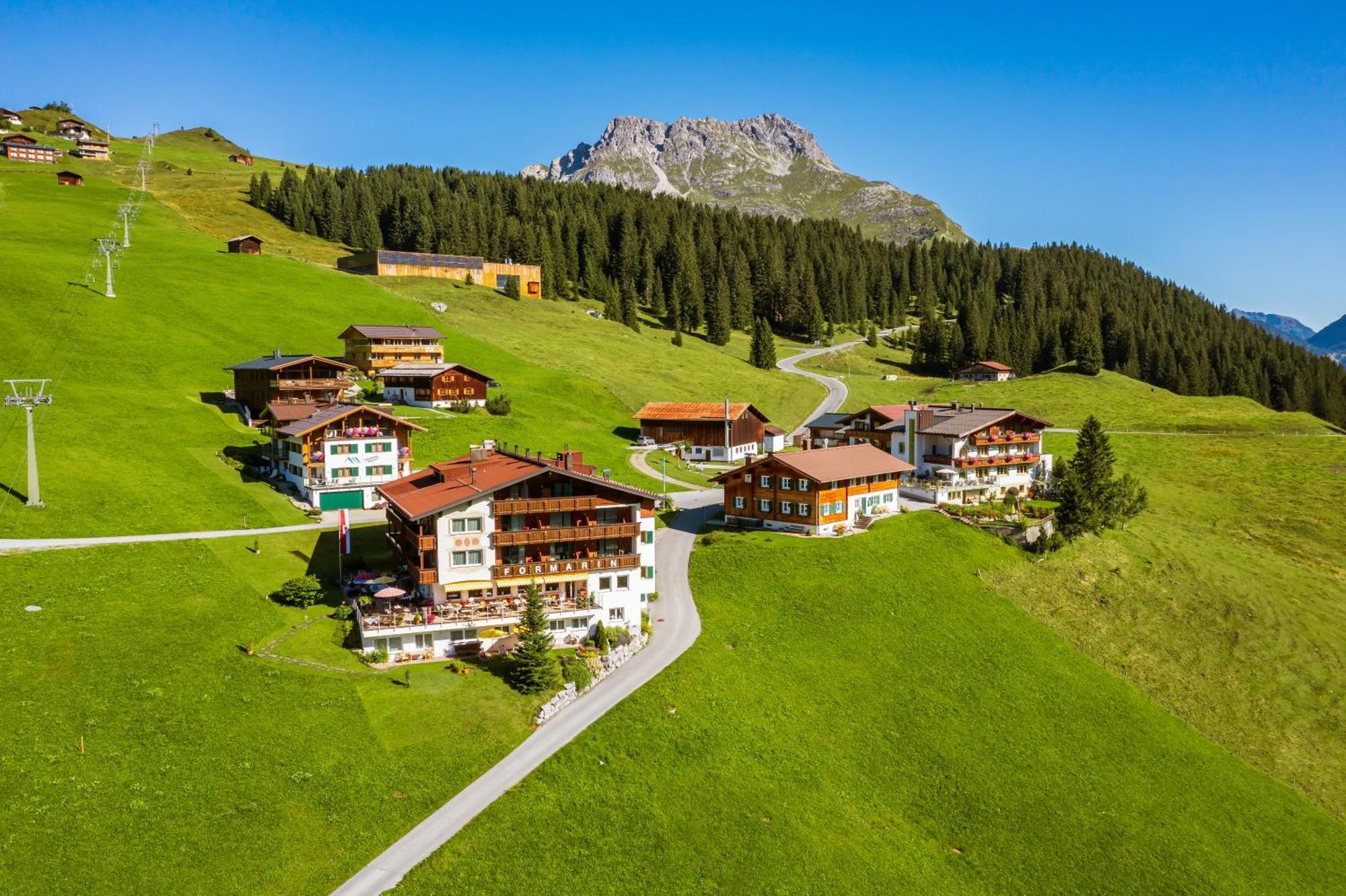 Hotel Restaurant Formarin Oberlech Exteriör bild